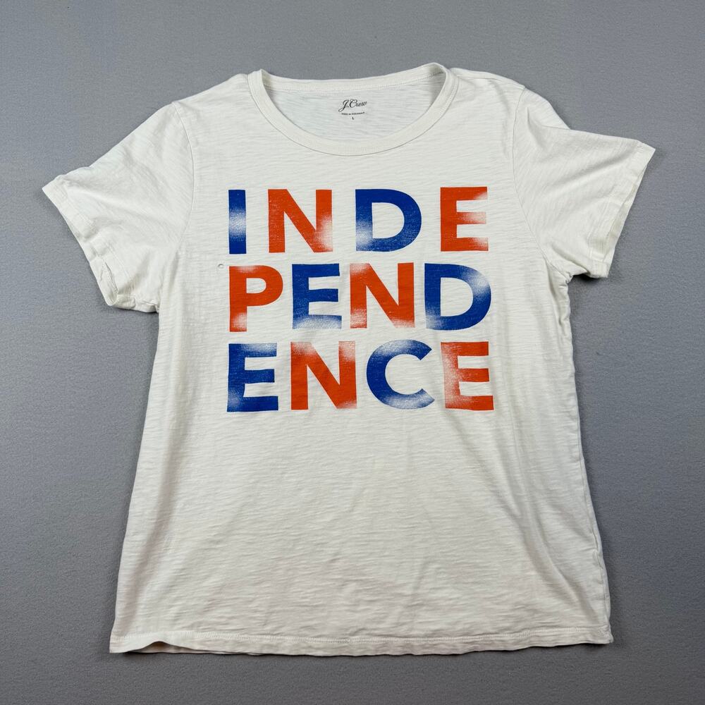 J.Crew “Independence” Graphic Tee size L